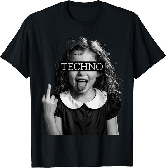 Vaporwave EDM Techno DJ Dance Rave Festival Funny T-Shirt