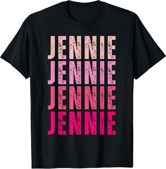 Vintage Jennie Personalized Name I Love Jennie T-Shirt