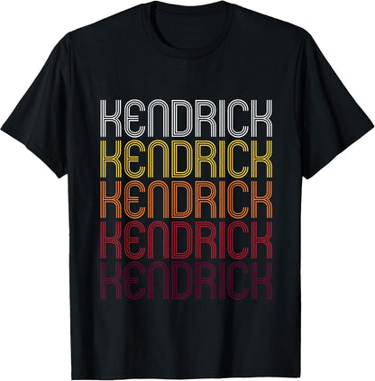 Kendrick Retro Wordmark Pattern - Vintage Style T-Shirt T-Shirt