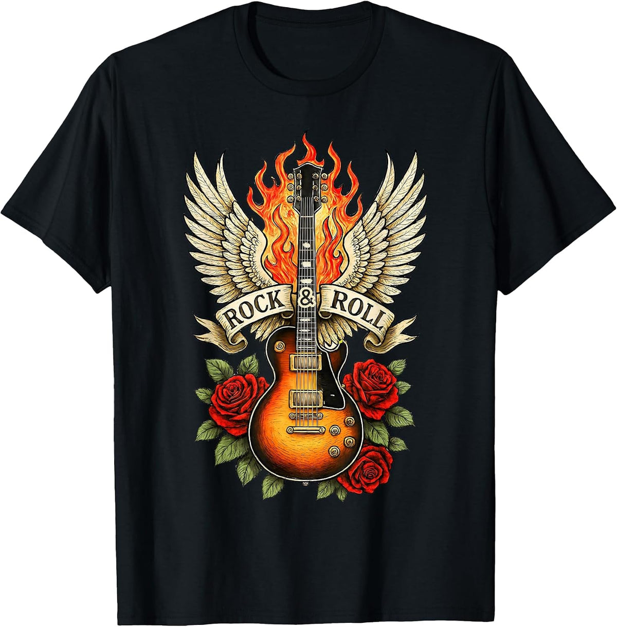 Vintage Retro 80s Rock and Roll T-Shirt