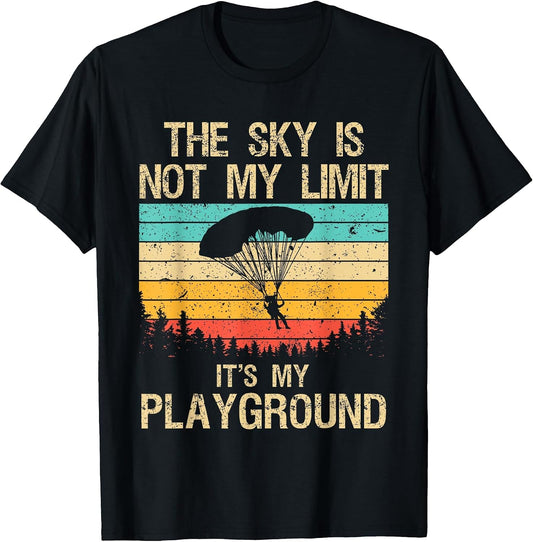 Cool Skydiving Art for Men Women Skydive Parachute Skydiver T-Shirt