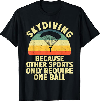 Skydiving Design for Men Women Skydiver Parachute Sky Diving T-Shirt