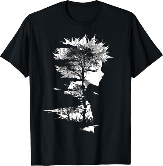 Anime Manga Motif Illustration Anime T-Shirt