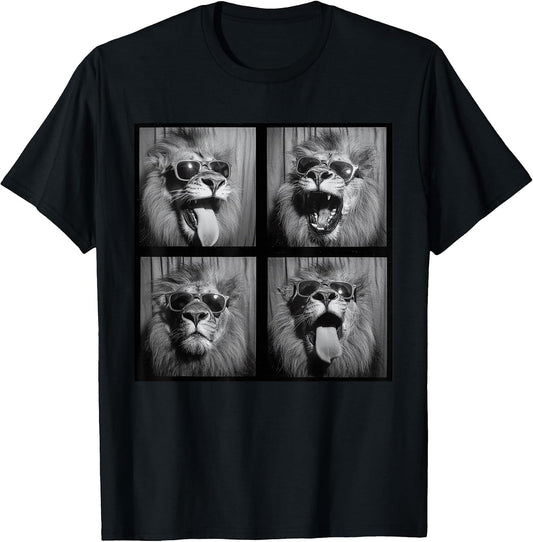 Funny Lion Sunglasses T-Shirt