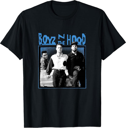 Boyz n the Hood Group with Blue Logo T-Shirt