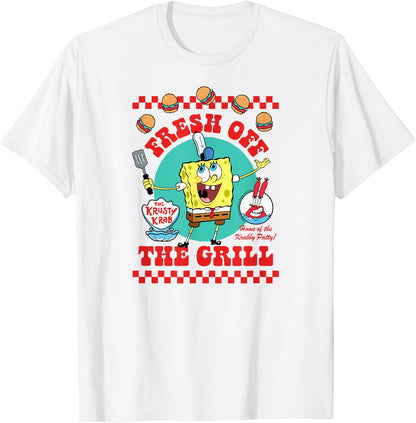 Spongebob Squarepants - Krabby Patty Fresh Off The Grill T-Shirt