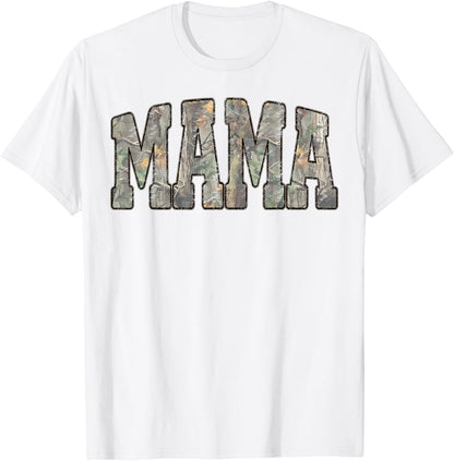 Retro Old Camo Mama Camouflage Mom Mother's Day T-Shirt
