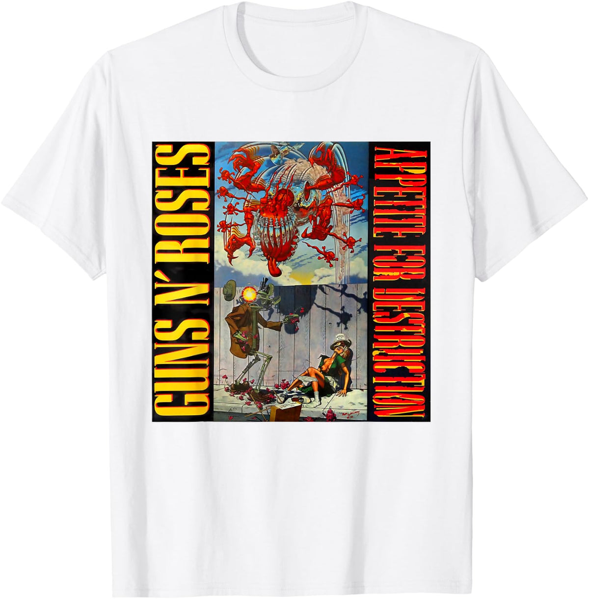 Official Guns N' Roses Appetite for Destruction T-Shirt Small