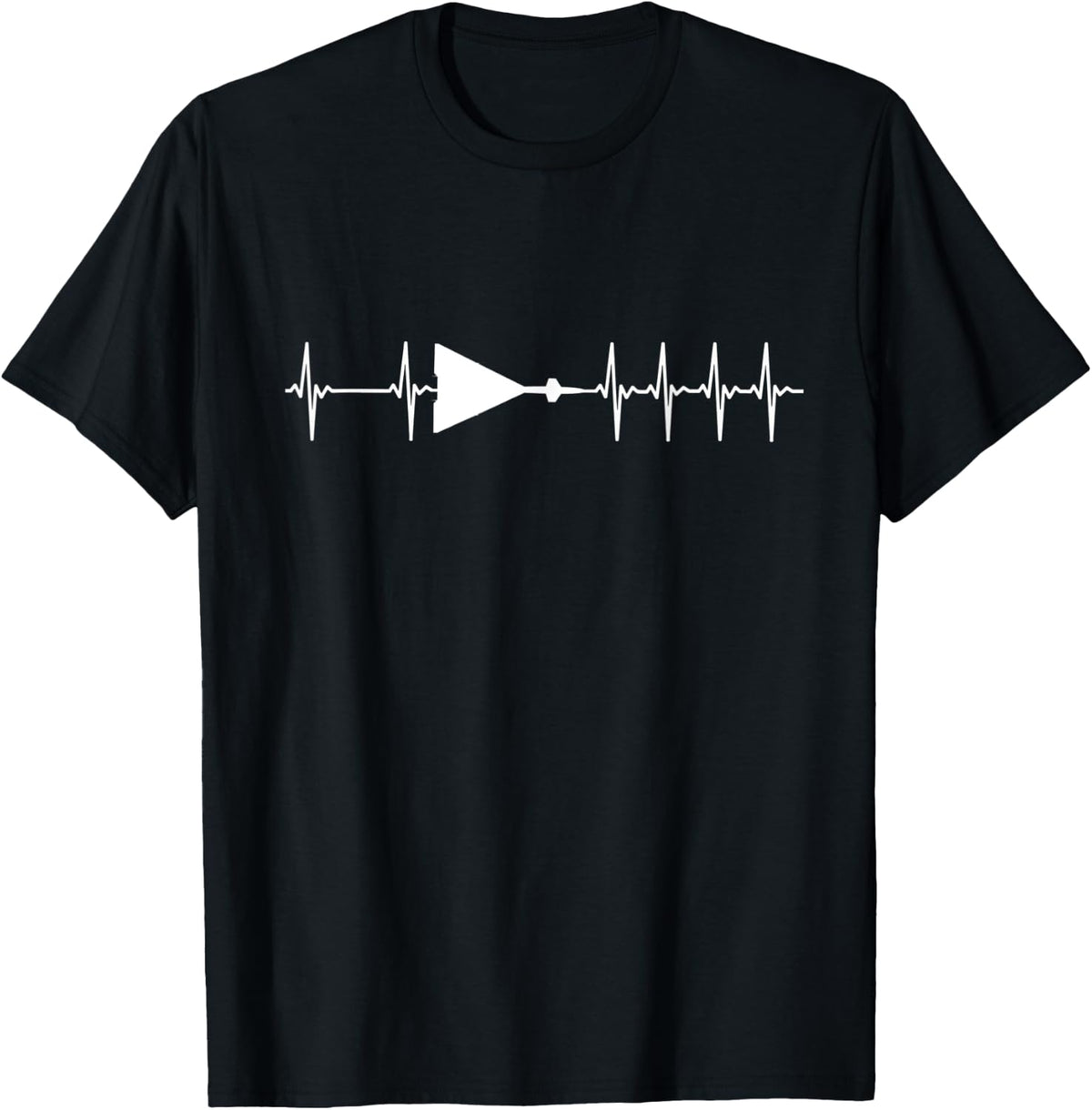 XB-70 Valkyrie ECG Heartbeat Airplane T-Shirt