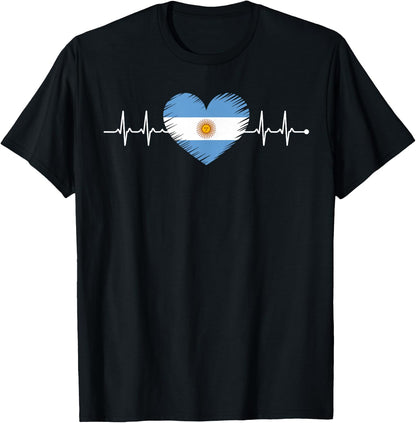 Heartbeat Argentine Argentina Root T-Shirt