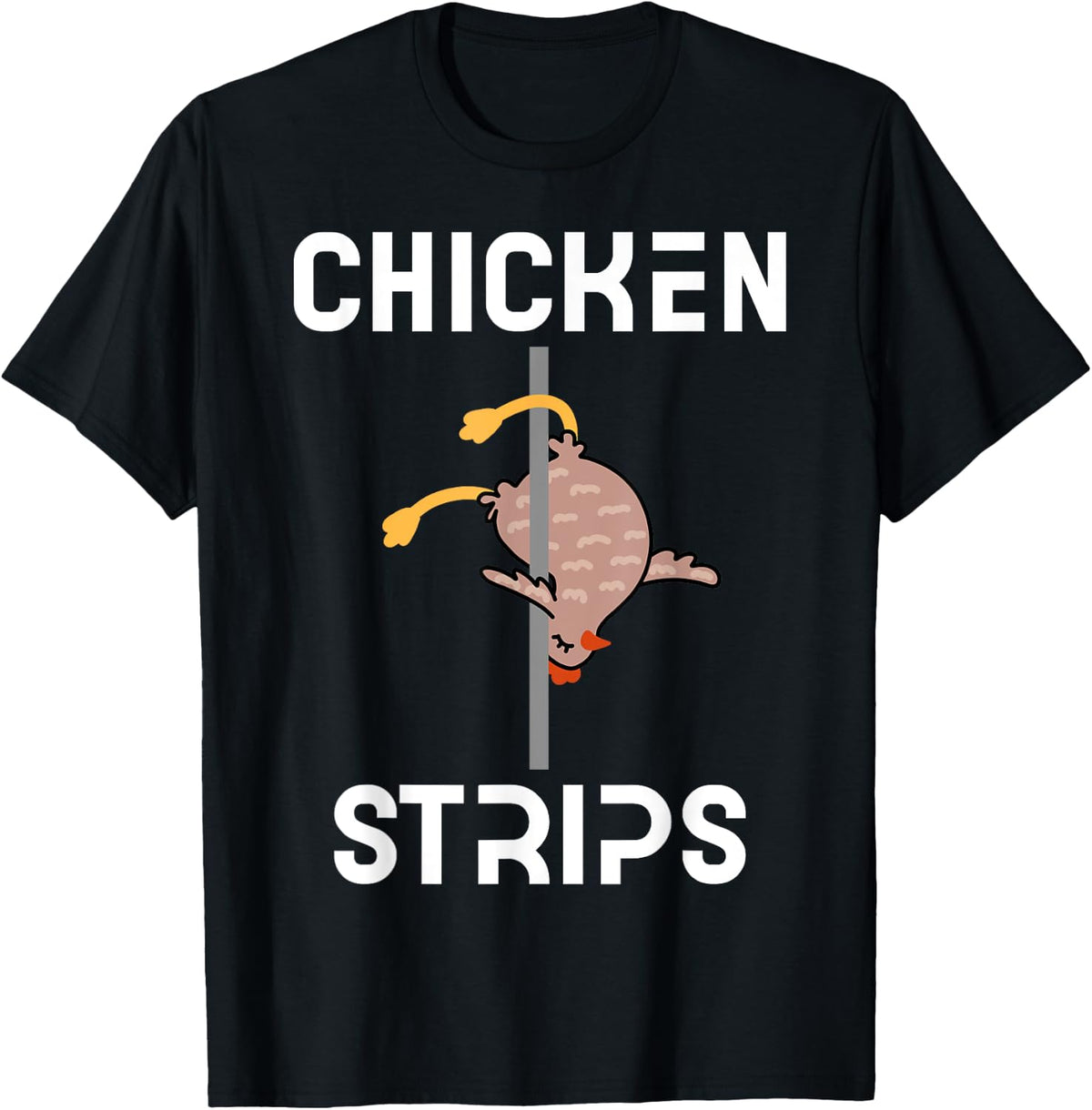 Chicken Strips Funny Dancing Chicken BBQ Barbeque Squad T-Shirt