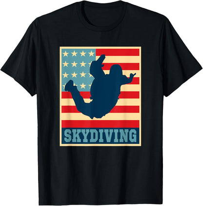 Vintage Skydiving T-Shirt Parachuting T Shirt Skydive Tee