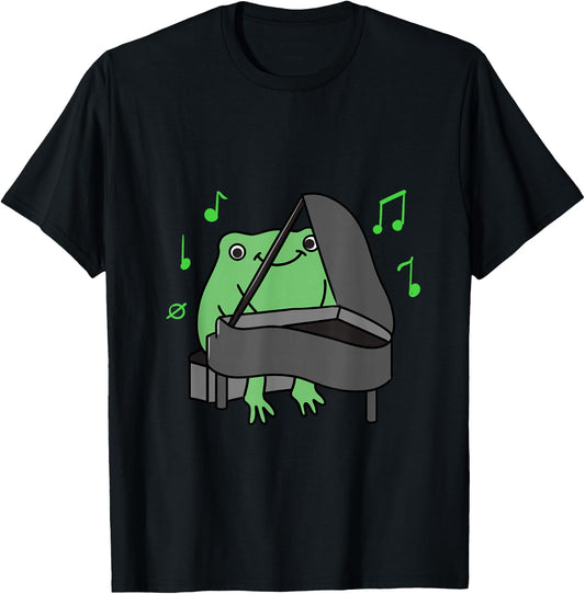 Frog Playing Piano T-Shirt