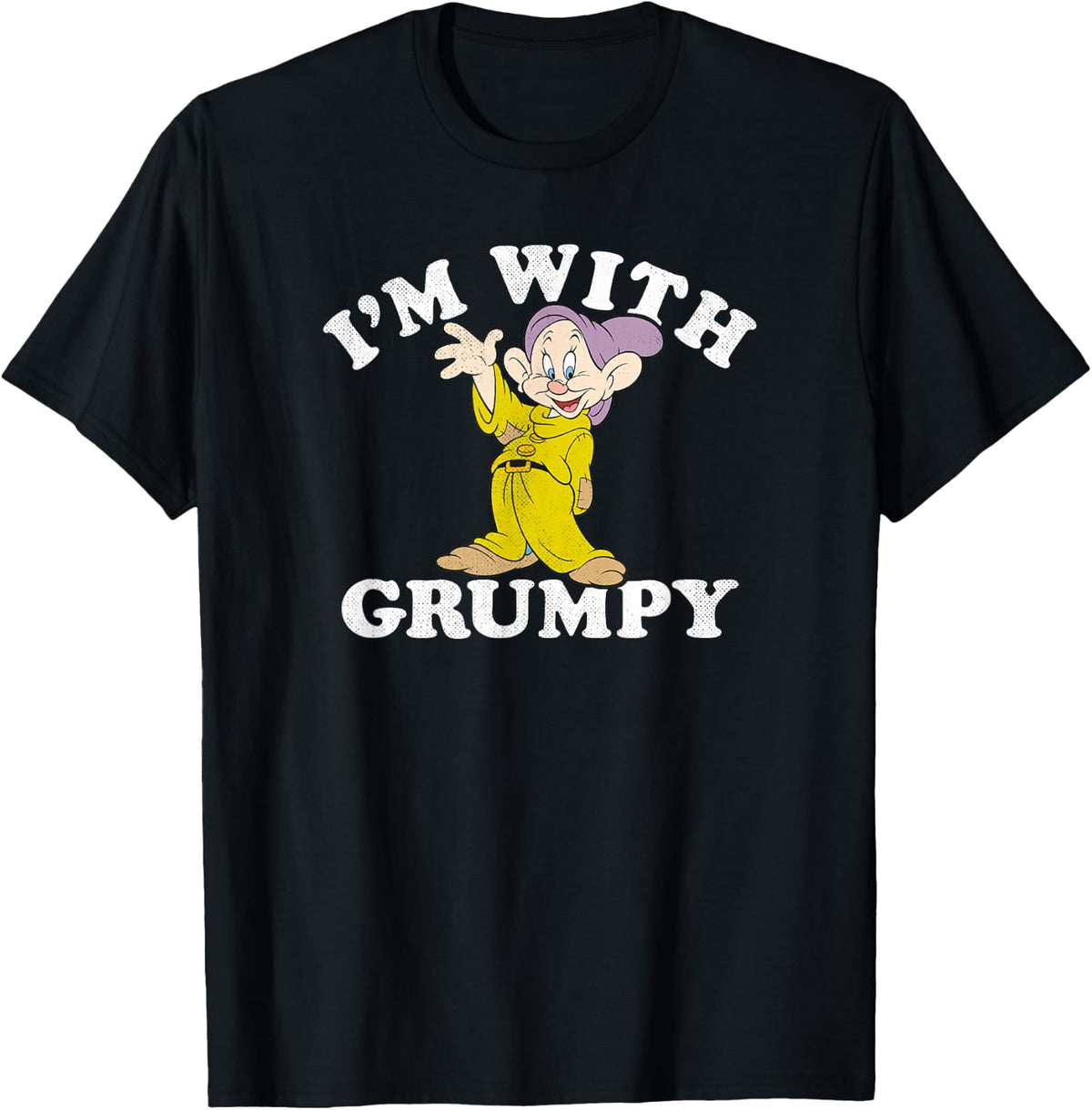 Disney Snow White & The Seven Dwarfs Dopey I'm with Grumpy T-Shirt