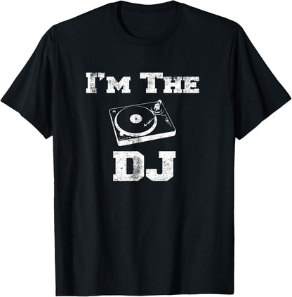 DJ Vintage Vinyl Turntable T Shirt Equipment T-Shirt