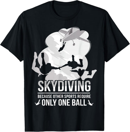 Skydive parachutist, parachute skydiver gift idea, skydiving T-Shirt
