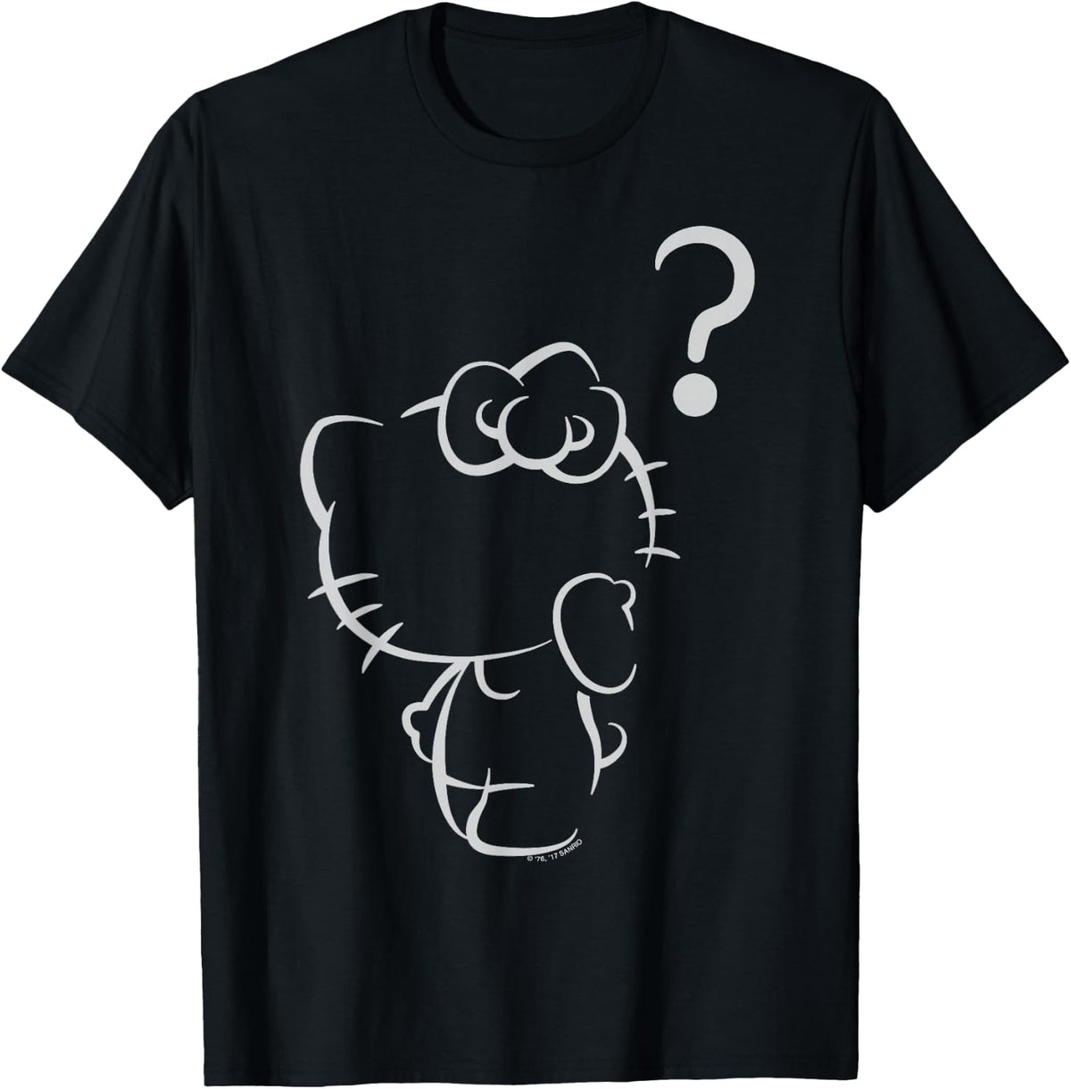 Hello Kitty Question Mark Tee Shirt T-Shirt