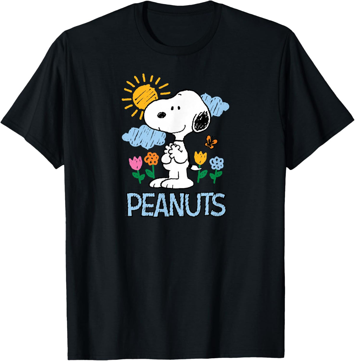 Snoopy Spring Flowers T-Shirt