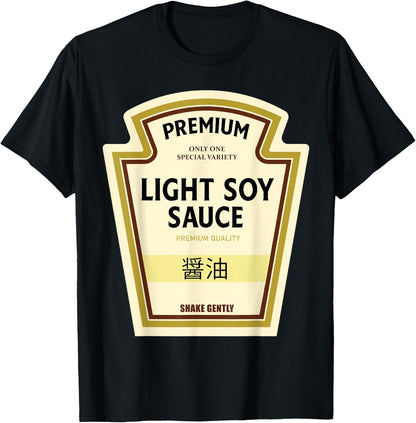 Light Soy Sauce Mustard Ketchup Halloween Costume Matching T-Shirt