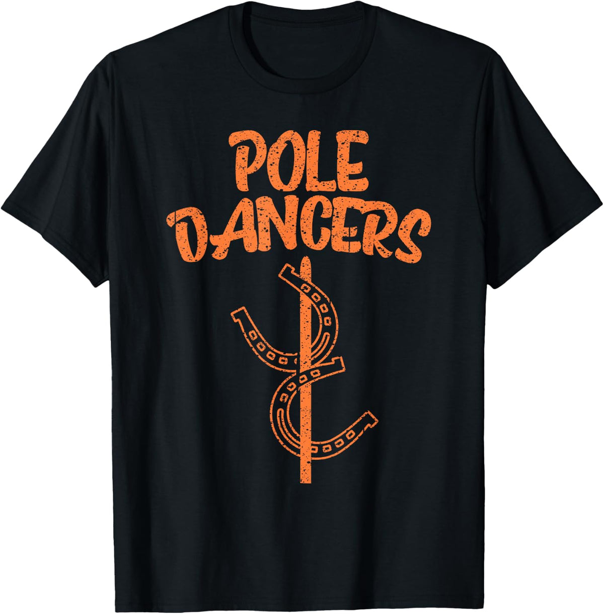 Funny Horseshoe Pitching Game Gift | Cute Throwers Men Women T-Shirt