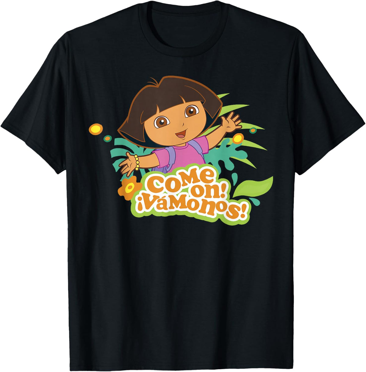 Dora the Explorer Come On! Vamanos! Dora Tropical Portrait T-Shirt