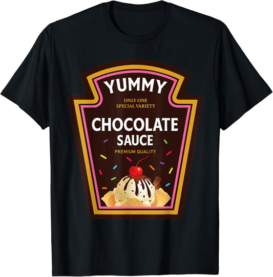 Chocolate Sauce 2026 Sweet Halloween Matching Costume Family T-Shirt