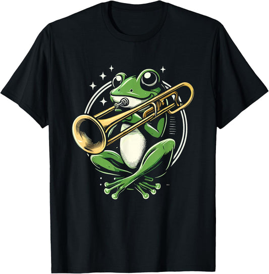 Frog Trombone Player T-Shirt