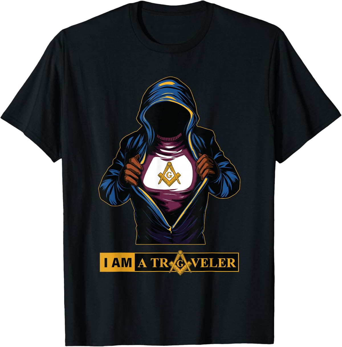 Masonic Freemason I am a Traveler Mason T-Shirt