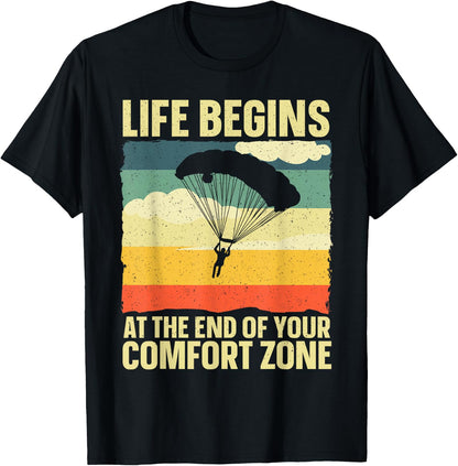 Skydiving Design For Men Women Skydive Parachuting Skydiver T-Shirt