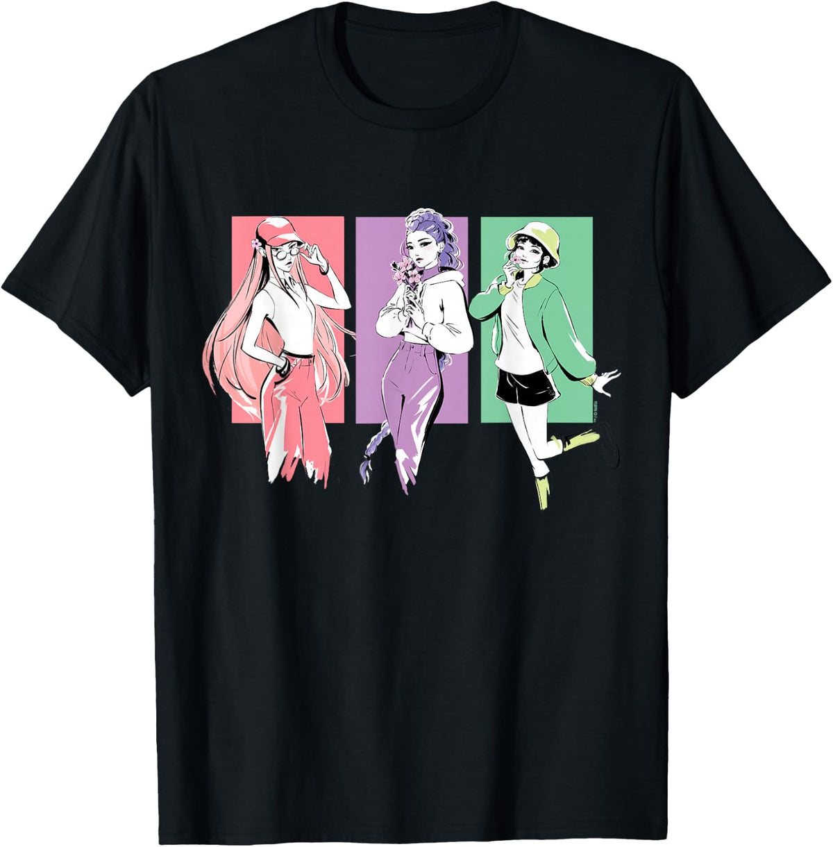 Kpop Demon Hunters Spring Ink Officially Licensed T-Shirt