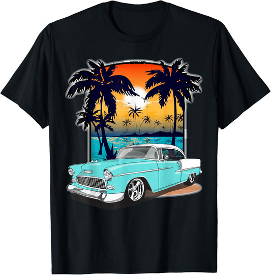 1955 55 56 57 Bel air Retro 50s Vintage Classic Old Hot Rod T-Shirt