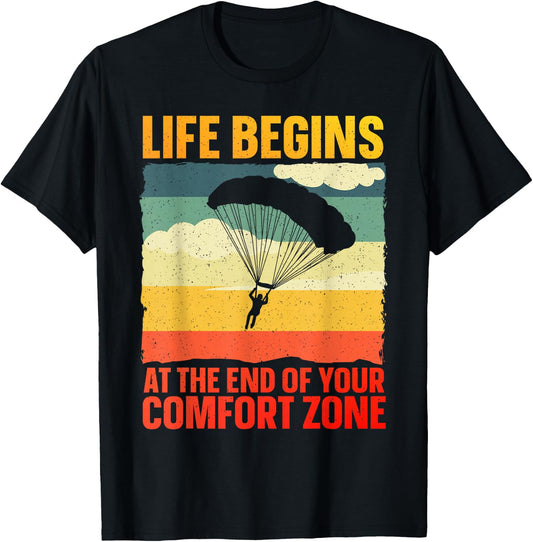 Funny Skydiving Art for Men Women Skydiver Sky Diving Lover T-Shirt