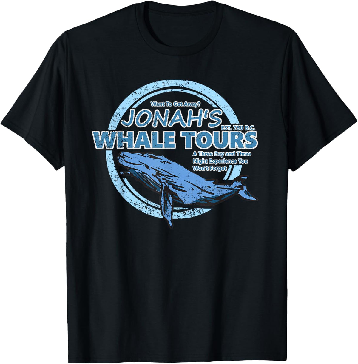 Cute Jonah and The Whale Bible Story Gift T-Shirt