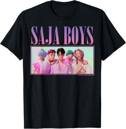 Kpop Demon Hunters Saja Boys Group Shot T-Shirt