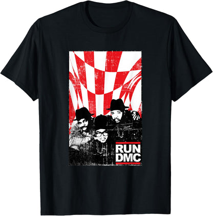 Run DMC Official Vintage Checkered T-Shirt