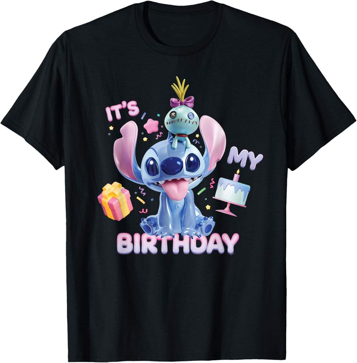 Disney Stitch & Scrump It's My Birthday Tee T-Shirt
