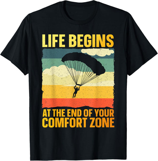 Funny Skydiving Art for Men Women Skydiver Sky Diving Lover T-Shirt