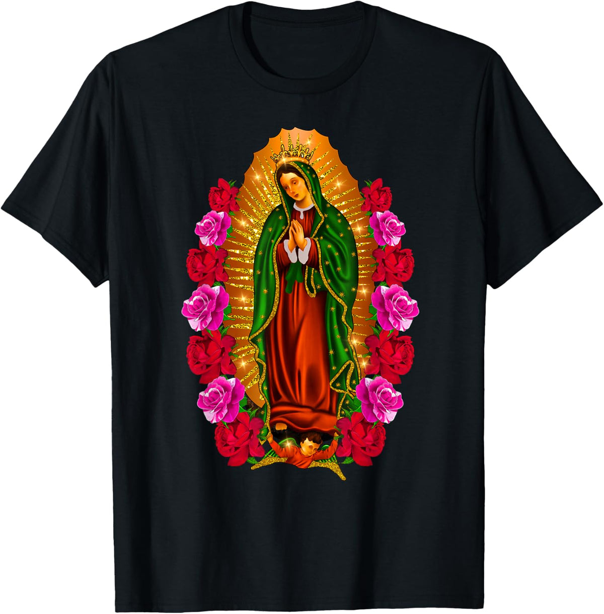 Our Lady Virgen De Guadalupe Saint Virgin Mary T-Shirt