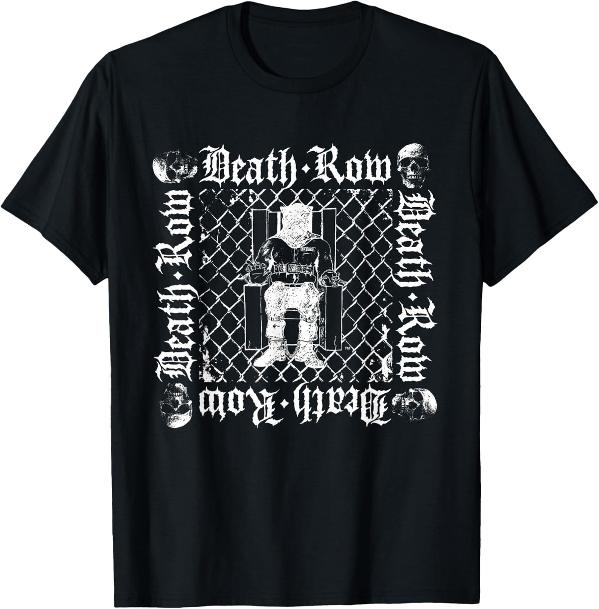 Official Death Row Records Chain Link Fence T-Shirt