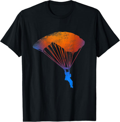Skydiving Parachuting Skydiver Cool Graphic Design T-Shirt