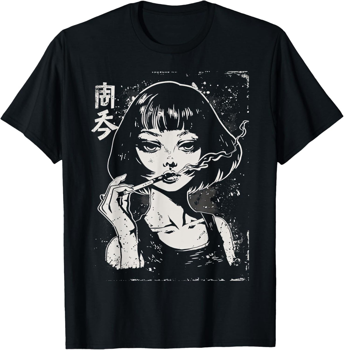Waifu Anime Horror Girl Aesthetic T-Shirt
