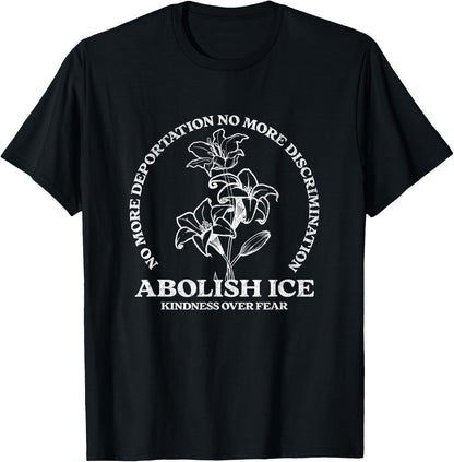 Abolish ICE Retro Protest Resist Support Immigrants Refugees T-Shirt