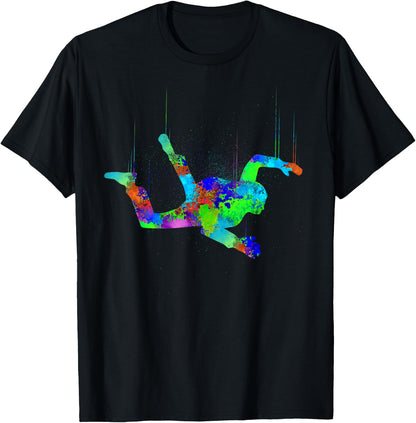 Cool Skydiving Art for Men Women Indoor Skydive Sky Diving T-Shirt
