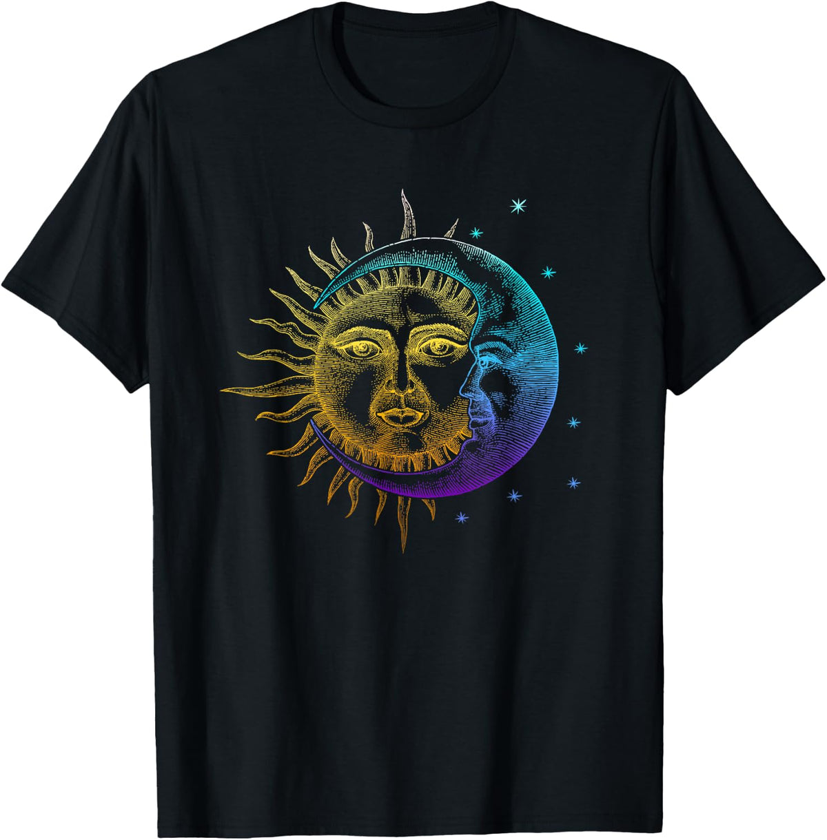 Live By The Sun Love By The Moon Spirituality Gift Bohemian T-Shirt