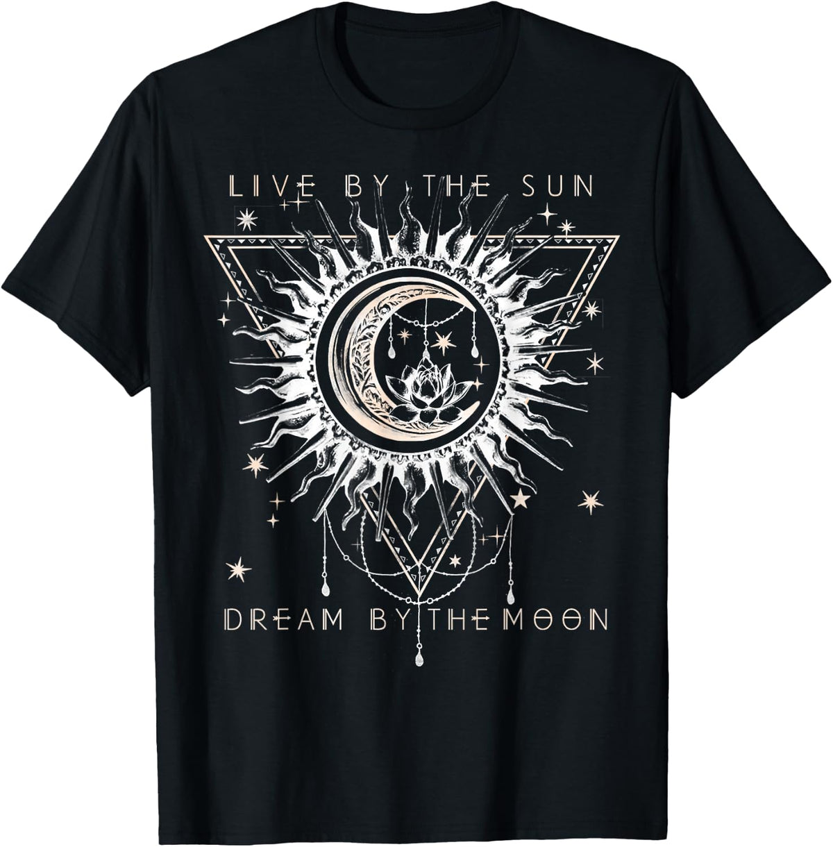 Live by The Sun Dream by The Moon Boho T-Shirt