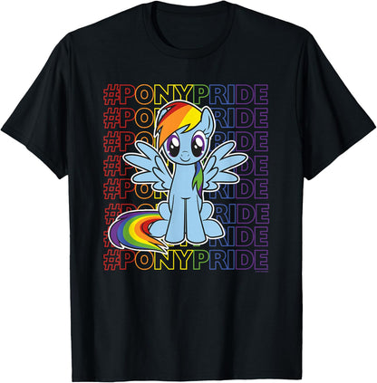 My Little Pony: Friendship Is Magic Rainbow Pride Stack T-Shirt