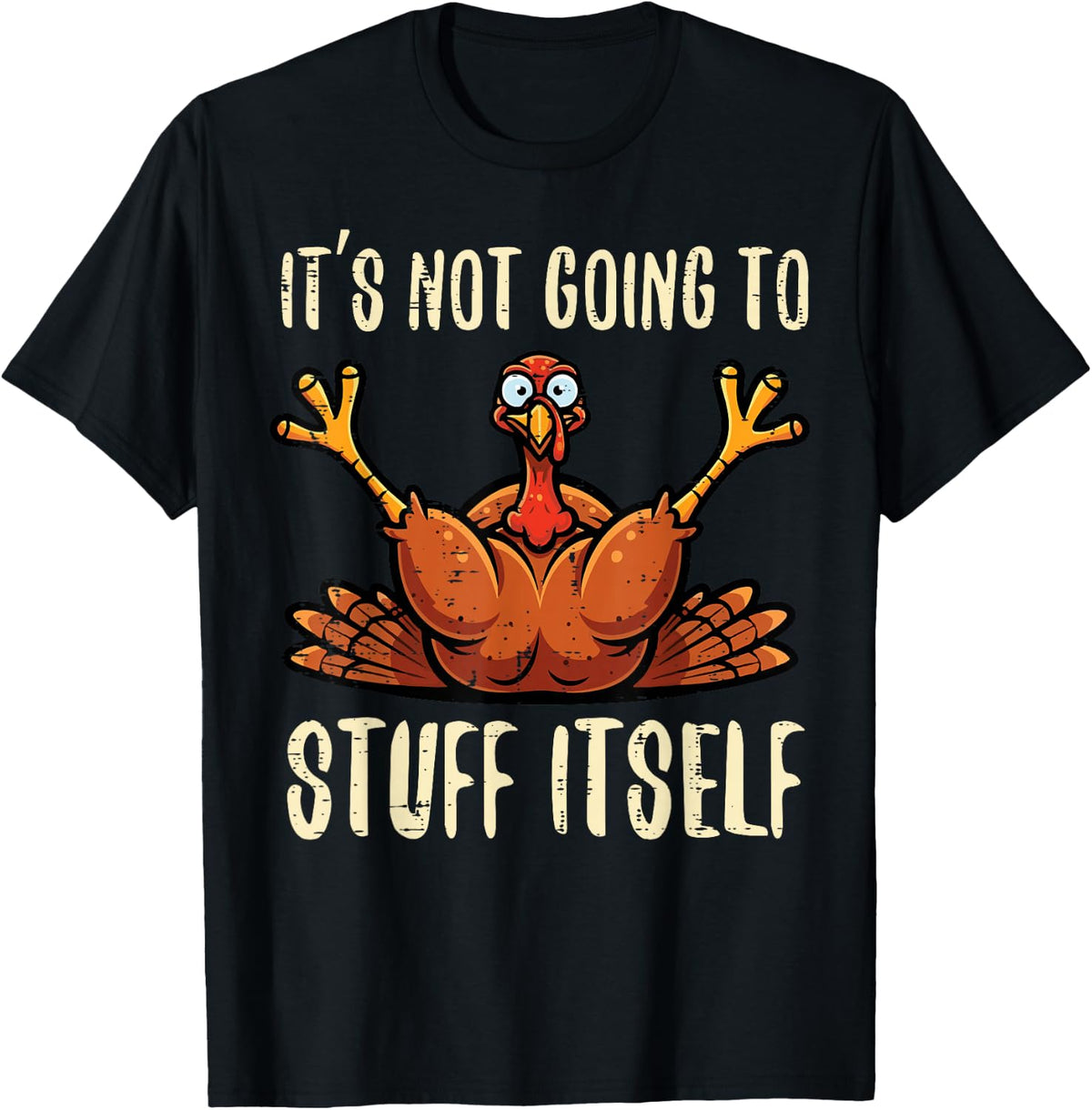 Turkey Split Not Going to Stuff Itself Thanksgiving Women T-Shirt