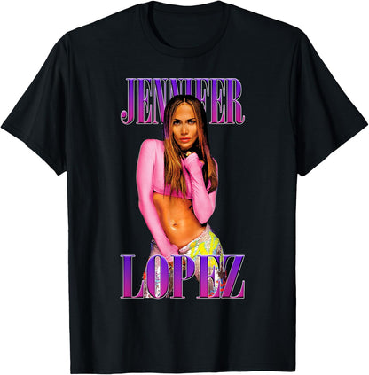 Jennifer Lopez Pink Pose T-Shirt
