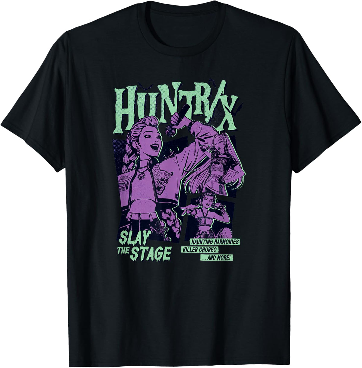 Kpop Demon Hunters HUNTR/X Slay the Stage Officially License T-Shirt