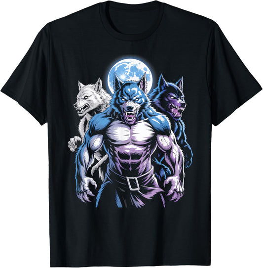 Three Werewolves Under The Moon T-Shirt